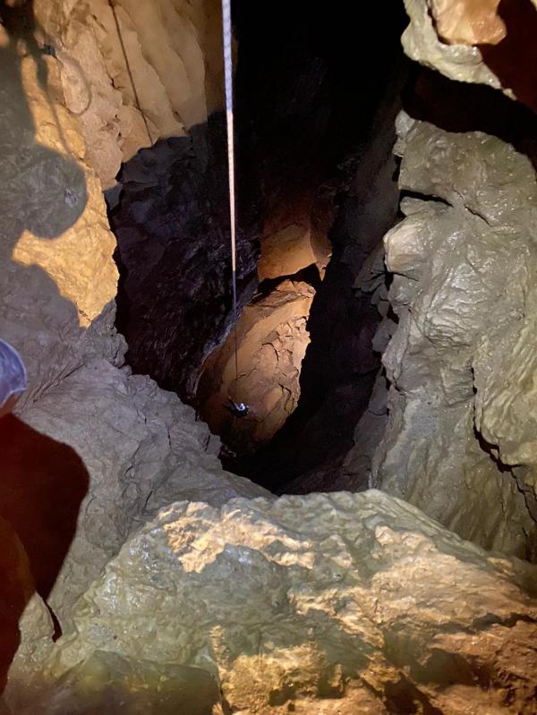 Jaskinia Pod Wantą- wyjście kursowe